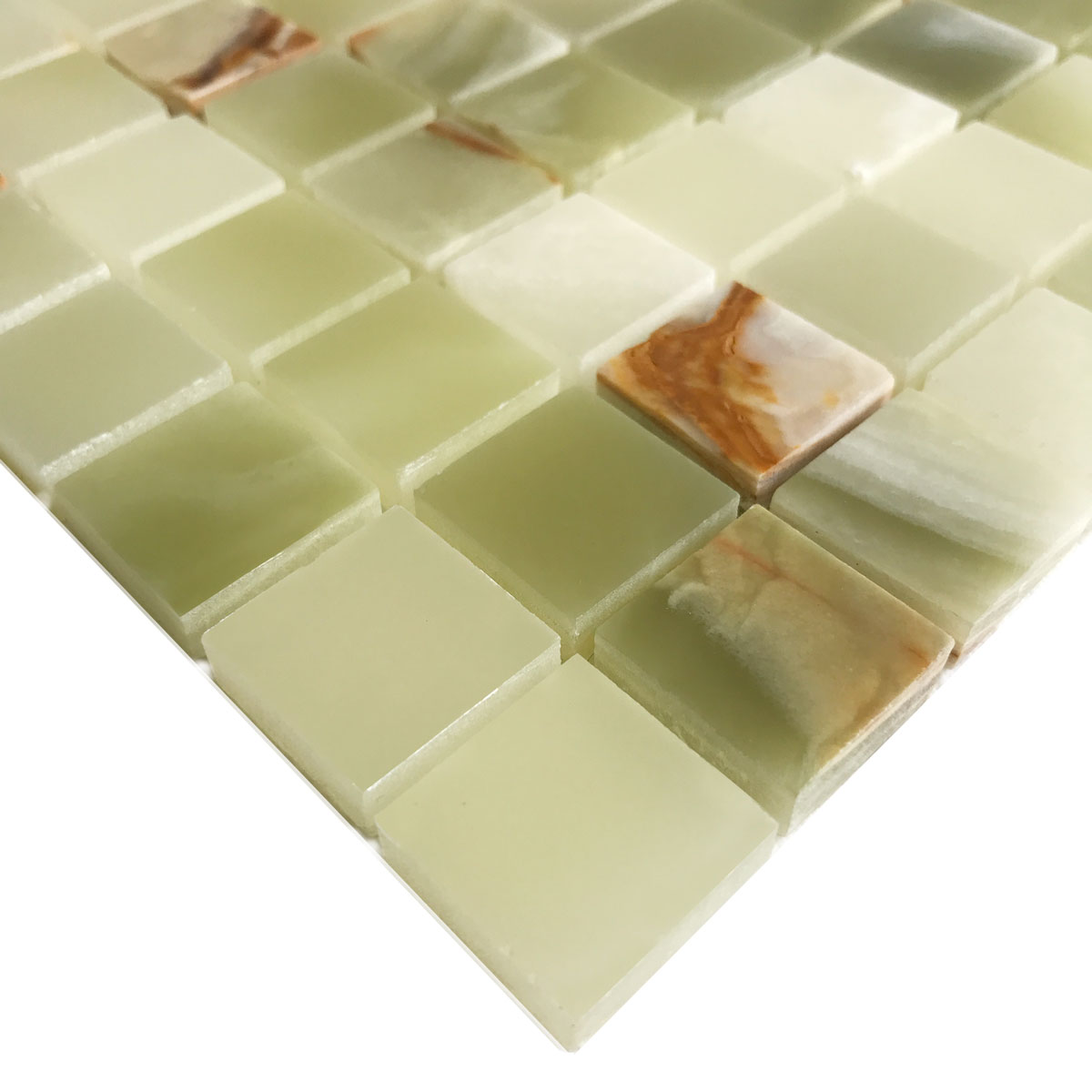 Мраморная мозаика Starmosaic Classic GREEN ONYX – Элегантность в каждом квадрате STP-ST113 INCOLOR - Вид №1