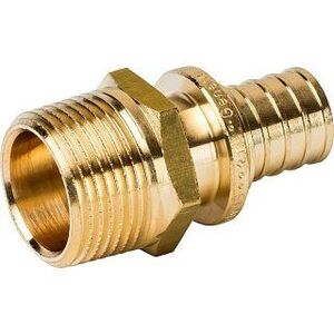 Переходник НР 32x3/4" аксиальный для труб из сшитого полиэтилена STOUT