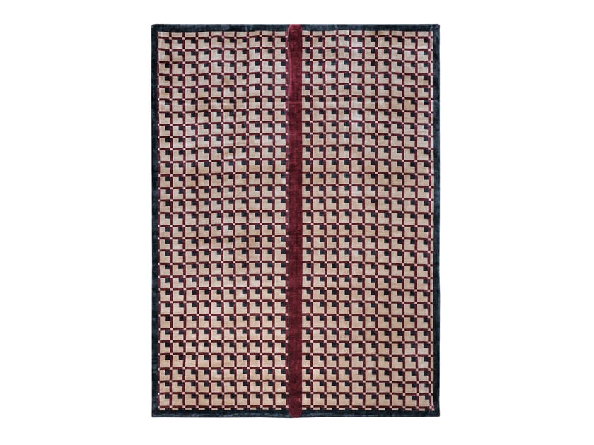 Прямоугольный ковер ручной работы с геометрическим рисунком Turri ARCH-00000752