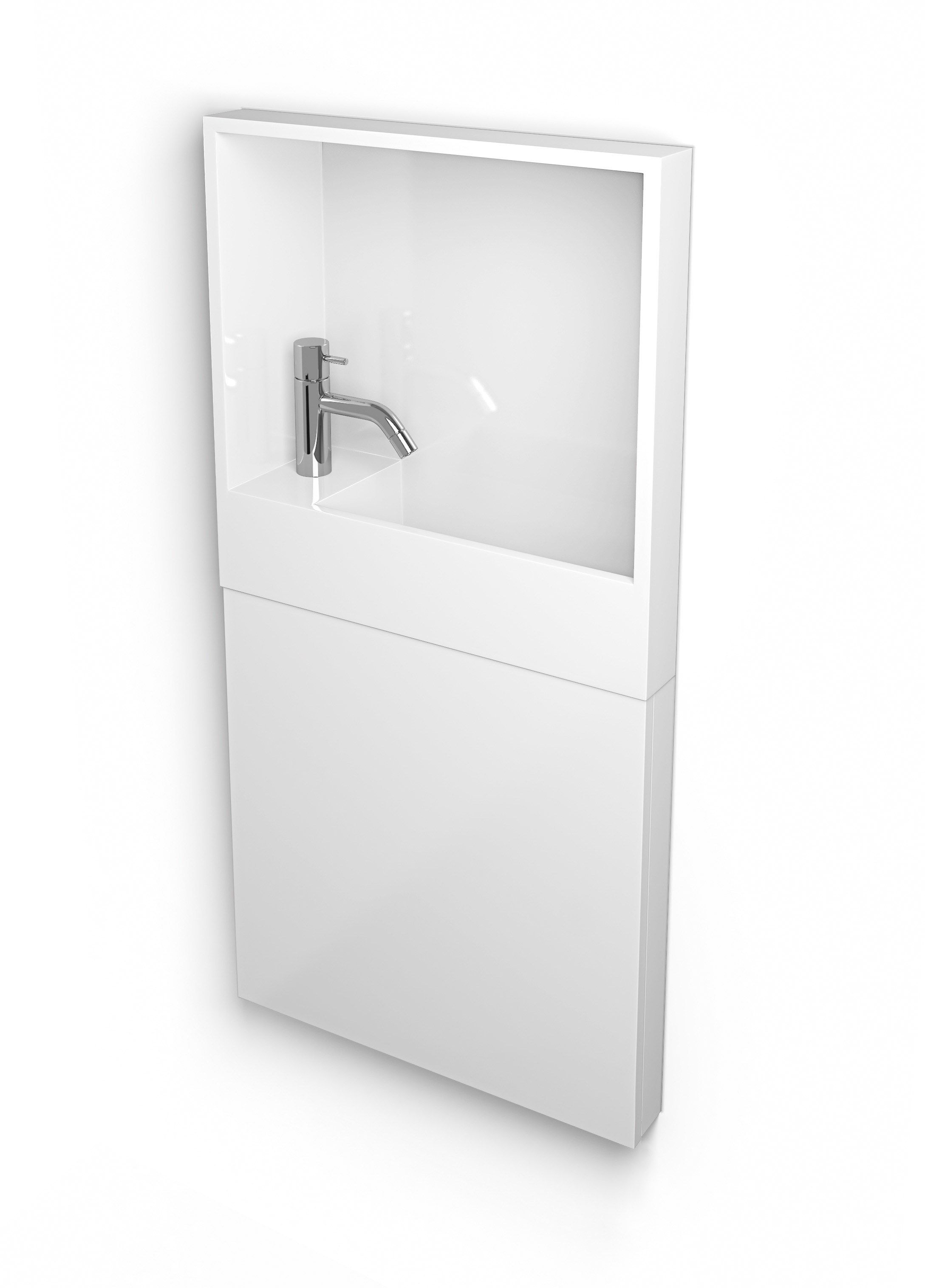 Мраморная прямоугольная ручная мойка Miratap Lepto ARCH-00129845 - Вид №2