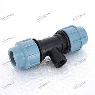 Тройник обжим-В 32 x 1" для труб ПНД UNIDELTA 1007032004