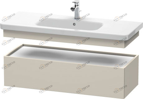 DS628309191 DuraStyle Шкафчик Серо-коричневый декор Duravit