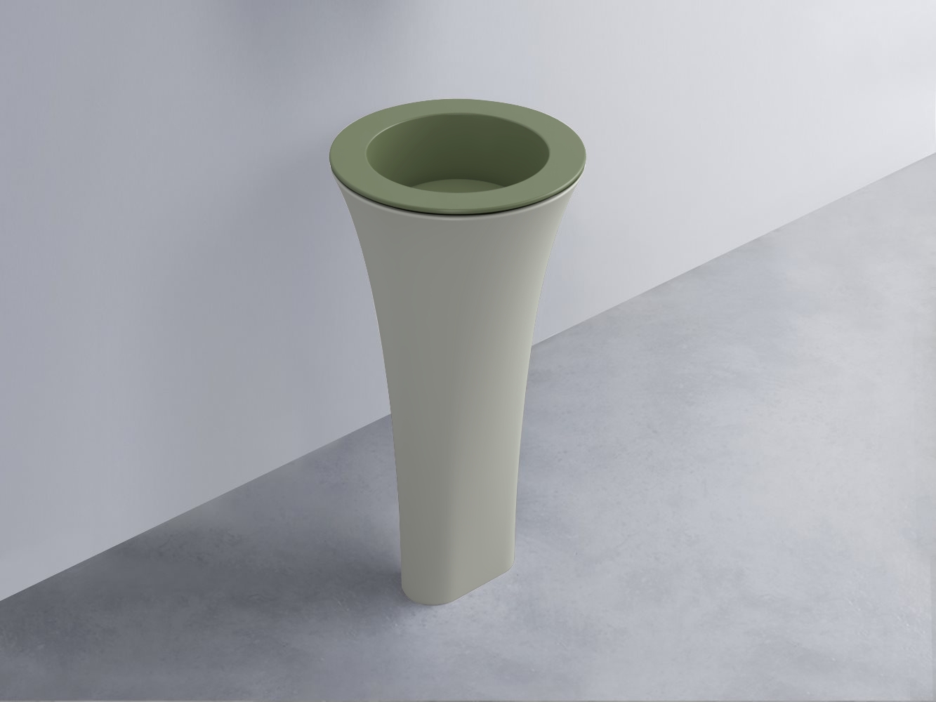AMLA45-AG+AMPILT-AG+AMCOLT-PM Раковина Amedeo Tondo отдельностоящая cielo Enjoy + Amedeo Ceramica Cielo