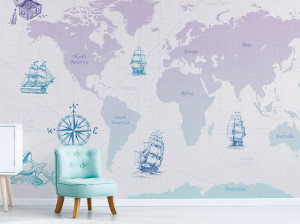 Дети обои ПВХ бесплатно, экологически чистые, моющиеся