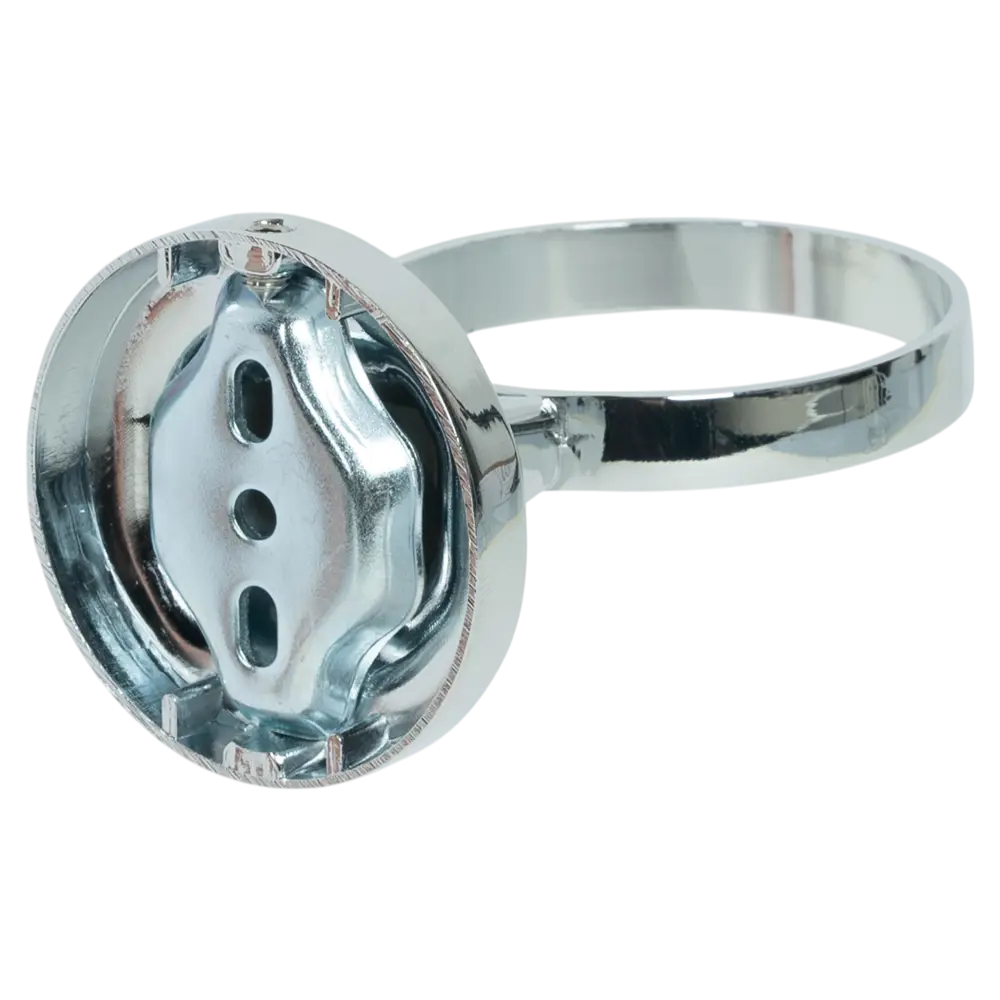 VIDAGE Ангарка — подвесной стакан для щеток из стекла хром 89384606 STLM-1571778 - Вид №1