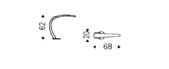 Полиуретановая настольная лампа Cattelan italia MAMBA ARCH-00016382 - Вид №2