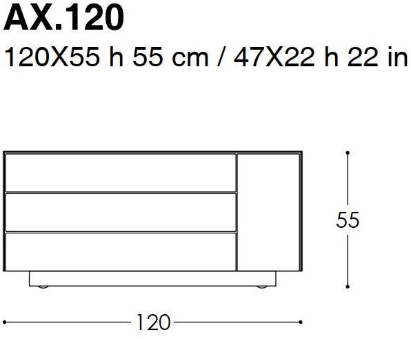 José Martínez Medina Низкая лакированная тумба для офиса с ящиками sun-id-1460636 - Вид №3