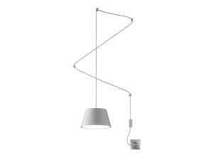 Регулируемая светодиодная подвесная лампа с розеткой