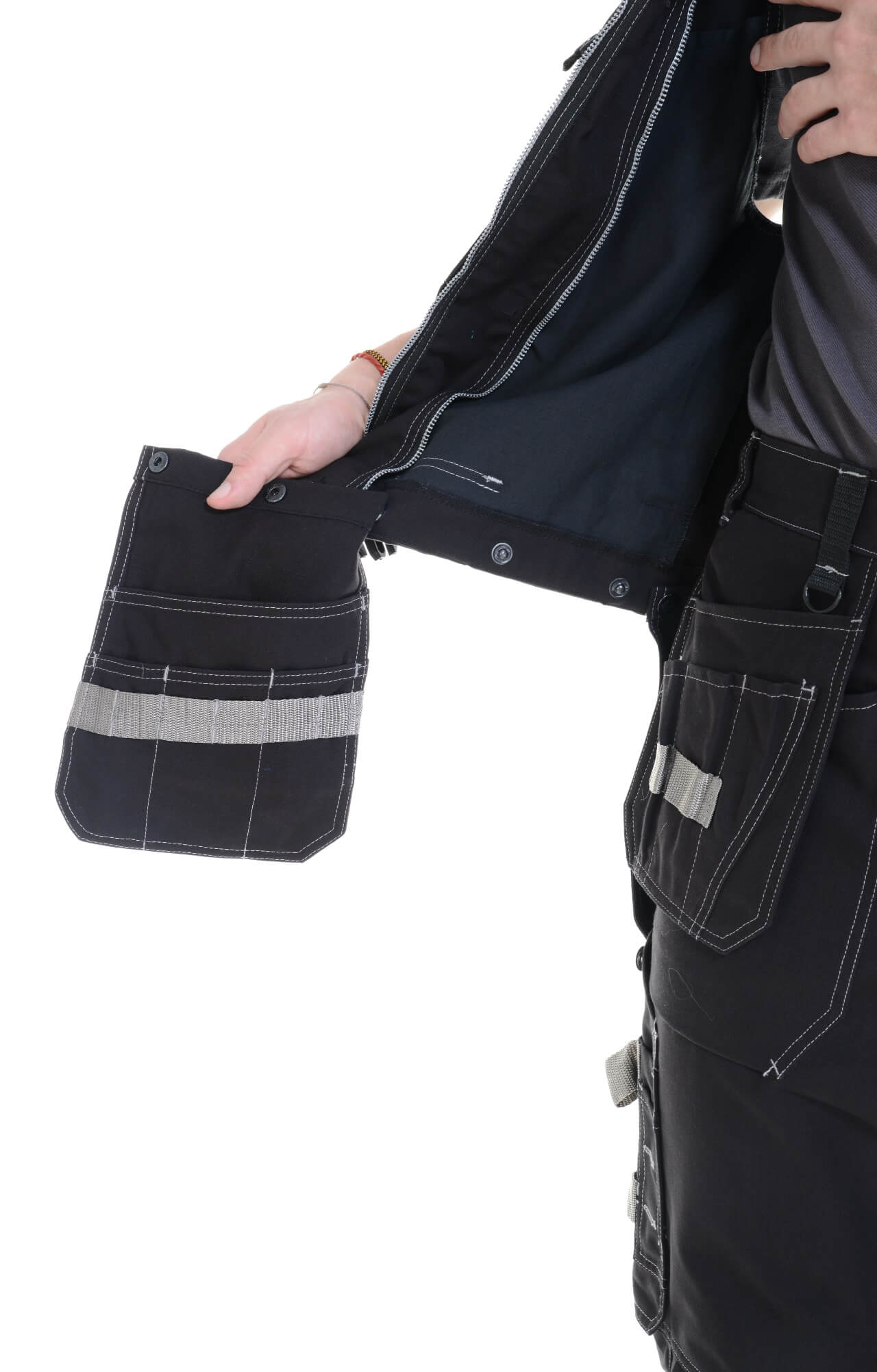 62601 Жилет  черный Union Space  Летняя спецодежда  размер 60-62  - Вид №12