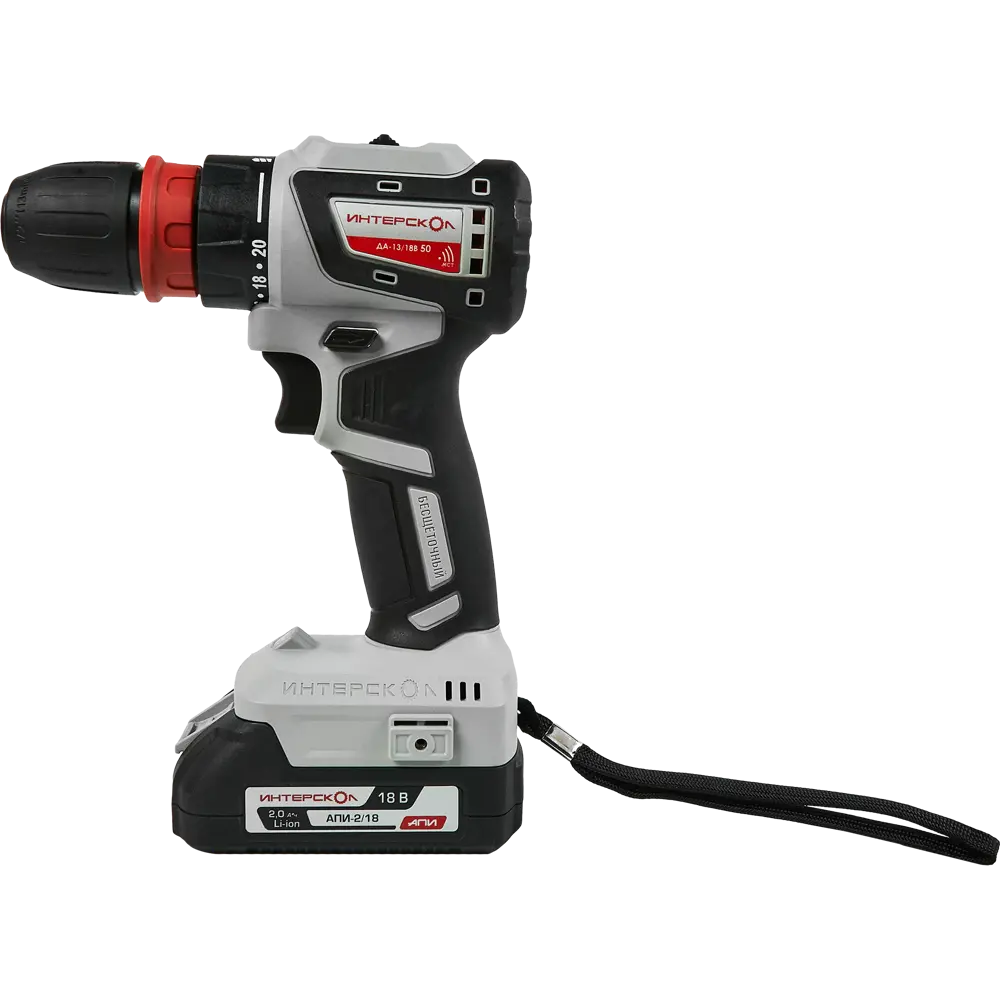 Аккумуляторный шуруповерт Интерскол ДА-13/18В с двумя батареями 89348686 STLM-0841644 - Вид №1