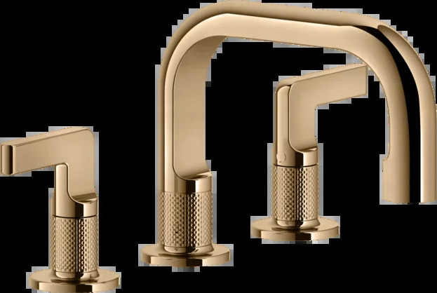 Группа умывальников 58012 735 Gessi Inciso ТЕПЛАЯ БРОНЗА PVD