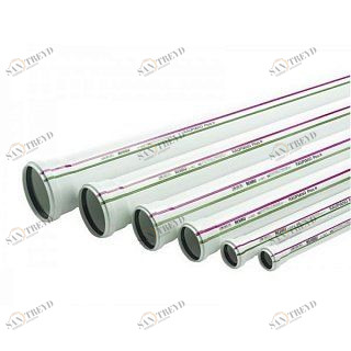 Труба канализационная RAUPIANO PLUS с раструбом d110/250 мм REHAU 120264