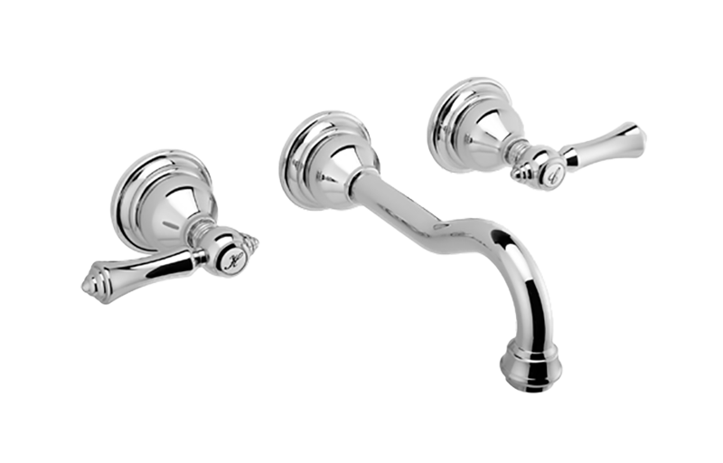 E-2530-LM15-T Смеситель для умывальника настенный из 19cм носикем - внешние элементы GRAFF Adley