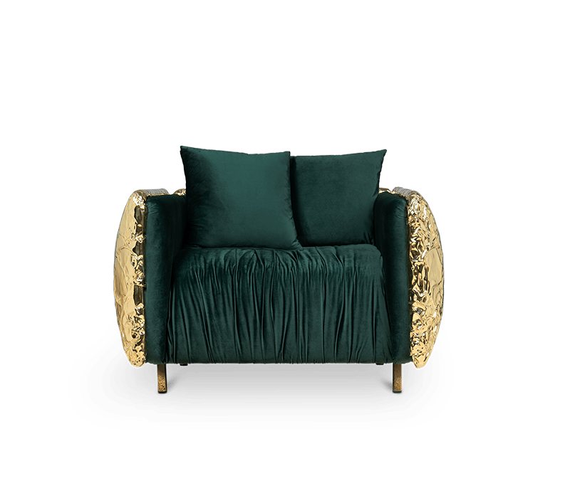 0-100 Несовершенное зеленое кресло Boca Do Lobo  - Вид №8