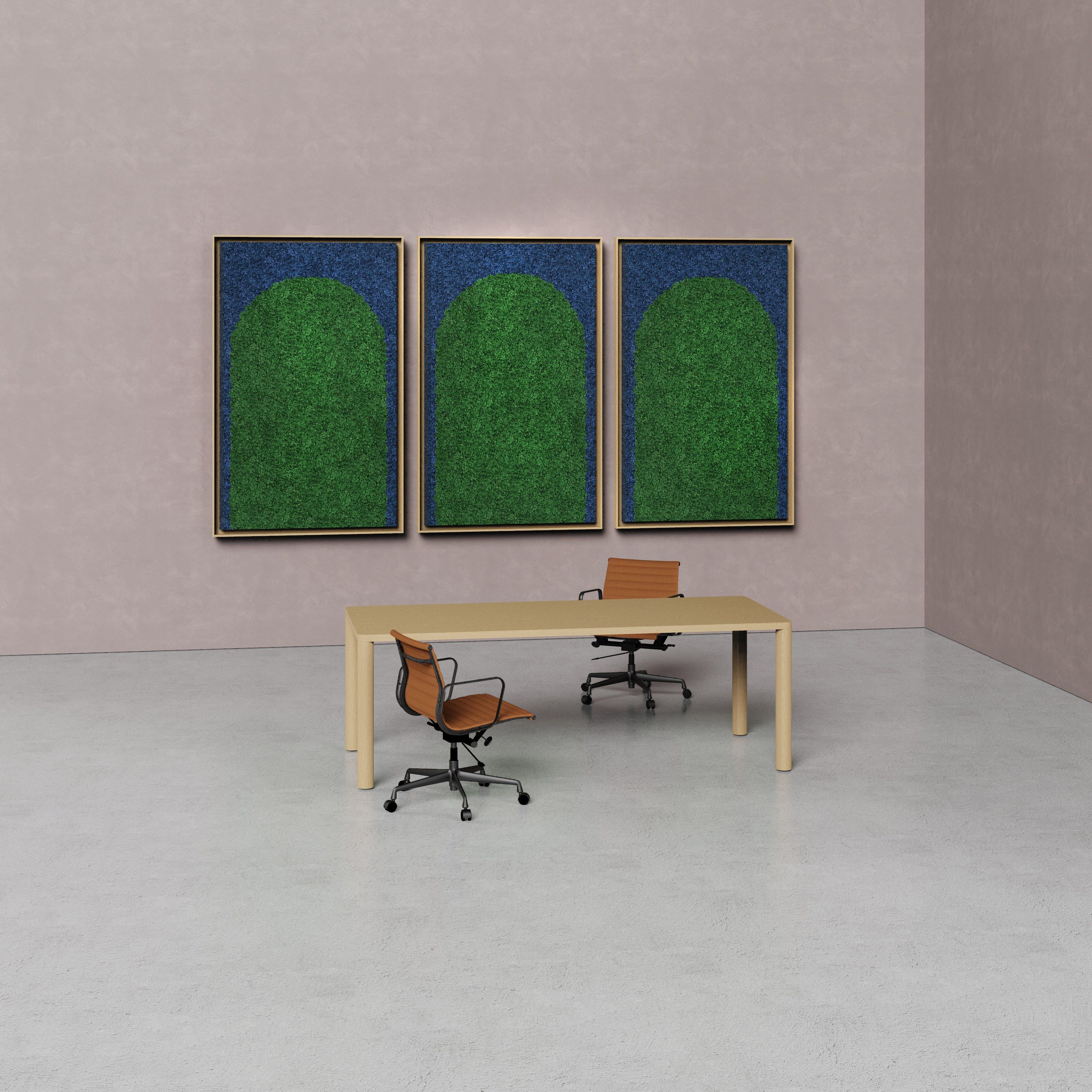 Акустическая панель из мха GREENMOOD FRAMED GEOMETRIC ARCH-00124960 - Вид №7