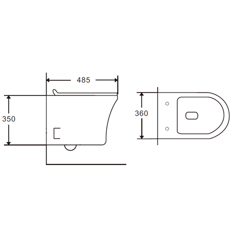 Подвесной унитаз настенный Белый ORANGE  Китай sun-id-1516799 - Вид №6