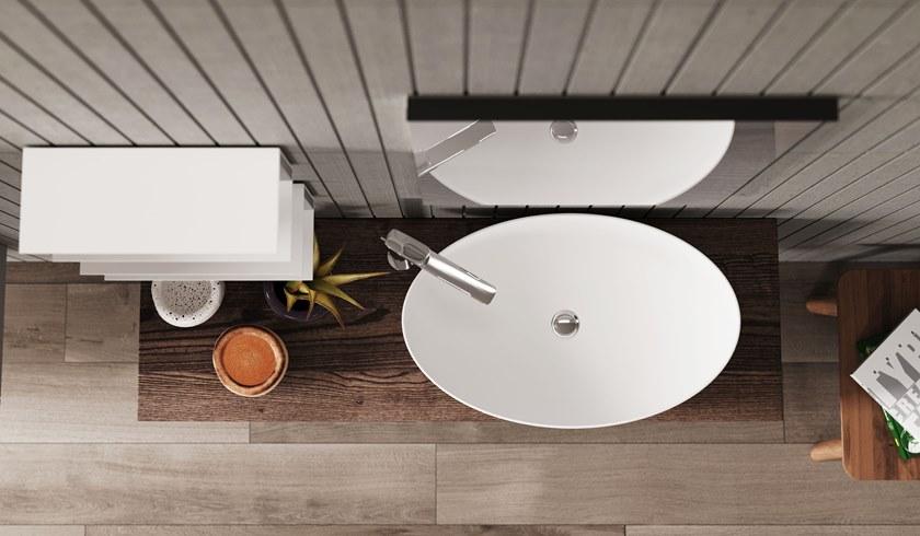 Mobiltesino Подвесная тумба под умывальник с ящиками Cromo sun-id-1358840 - Вид №3