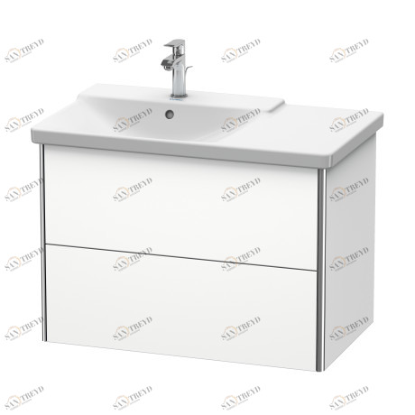 XS418401818 Тумбочка подвесная XSquare #XS4184 810 x 473 мм Белый матовый, декор Duravit
