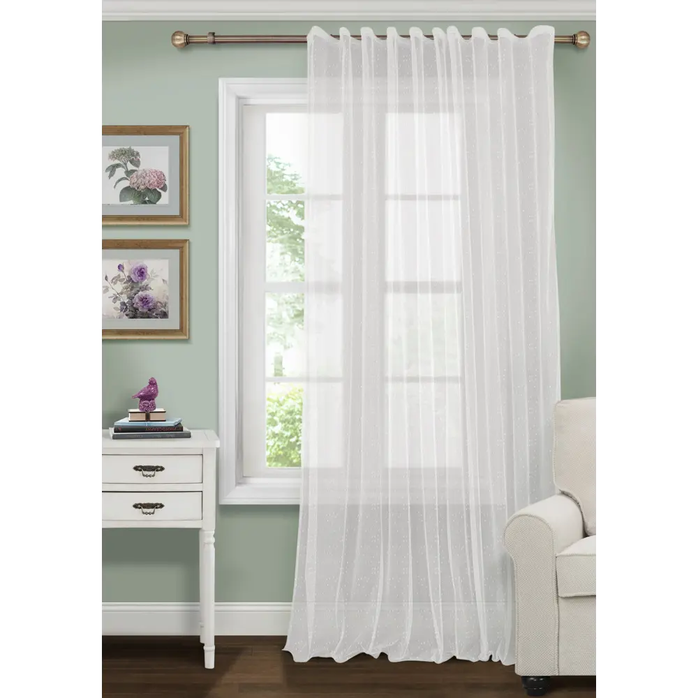 Тюль Santreyd Pisa - воздушная сетка для изысканных штор 89390570 STLM-1507605