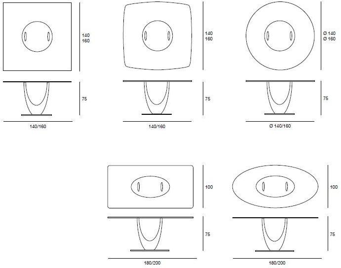 Pacini & Cappellini Стол из дерева и стекла sun-id-1414584 - Вид №2