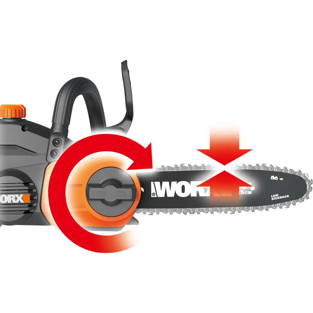 Аккумуляторная пила WORX WP340E 20В с автоматической смазкой 82600066 STLM-0031097 - Вид №13
