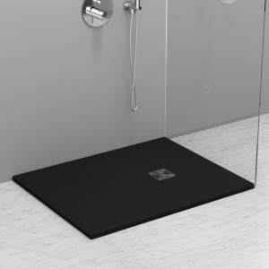 703954 Душевой поддон из минерального литья АНТРАЦИТ в комплекте с сифоном, Kerasan DOCCIA Италия