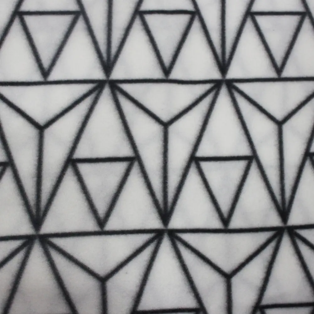 Плед Vector 130х170 см флис цвет белый BELEZZA STLM-2149678 - Вид №1