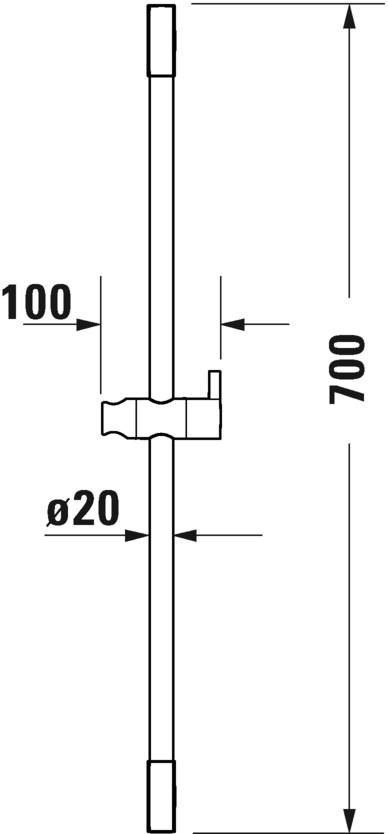 Duravit Штанга защелки sun-id-1493251 - Вид №2