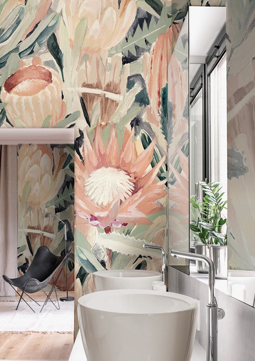 Тропические обои ПВХ бесплатно, экологически чистые, моющиеся WallPepper окружающая среда ARCH-00084254 - Вид №1