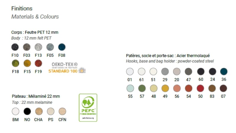 Высокий стол из войлока Manade Манхэттен ARCH-00113527 - Вид №5