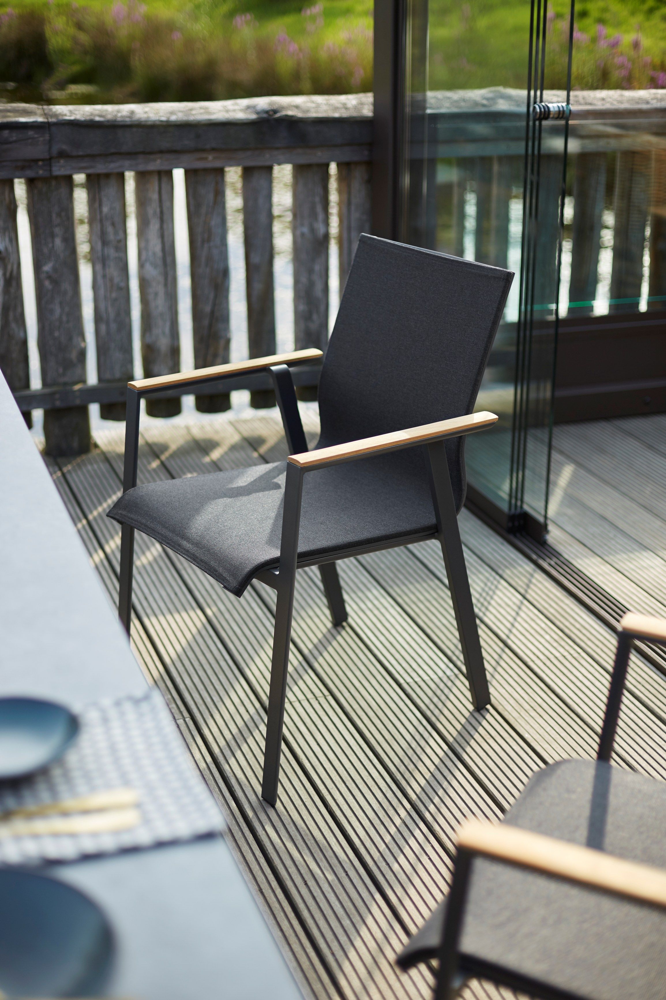 Алюминиевый штабелируемый садовый стул solpuri ARCH-00056287 - Вид №4