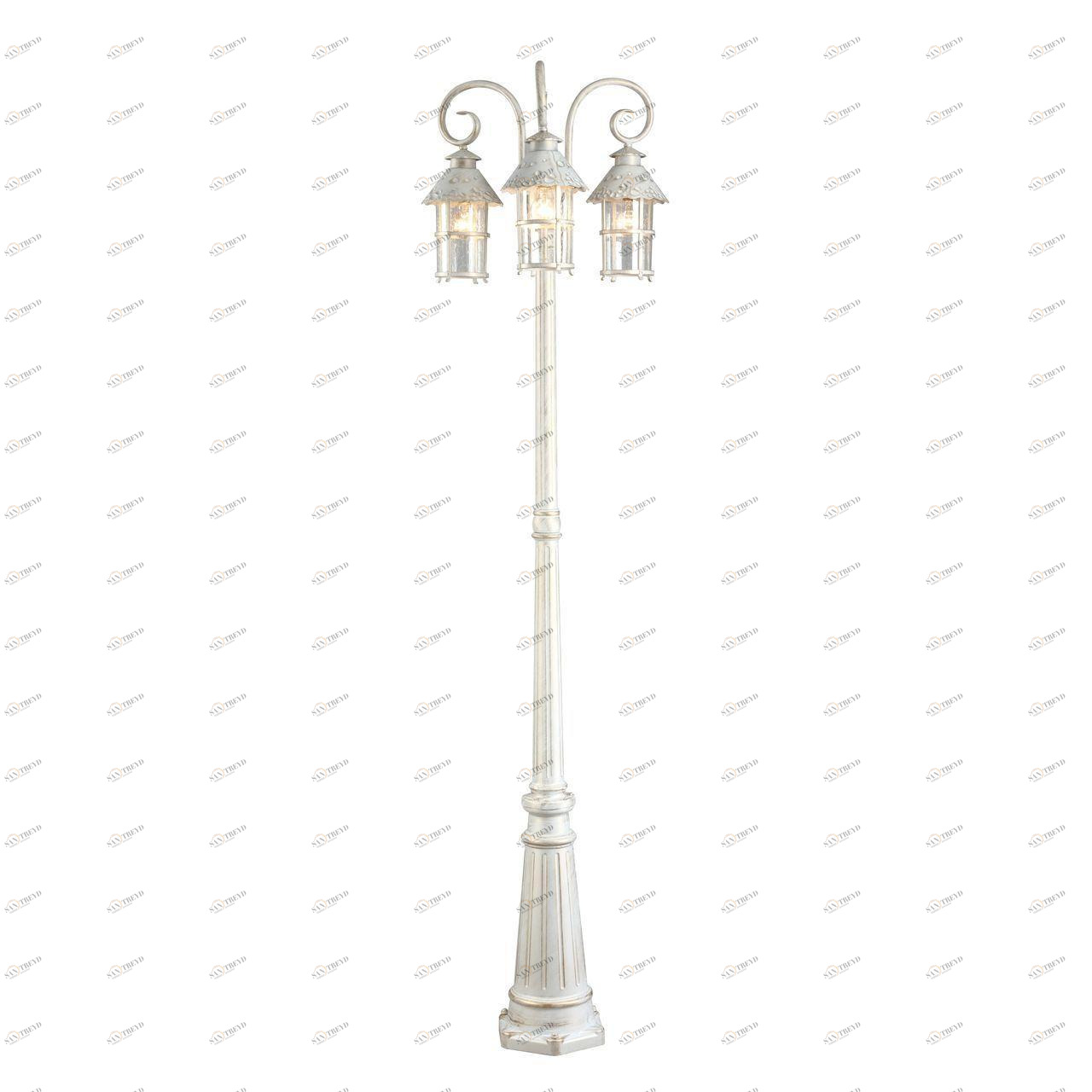 Садово-парковый светильник Arte Lamp Prague A1467PA-3WG ARTE LAMP ФОНАРЬ 268966 Белый 