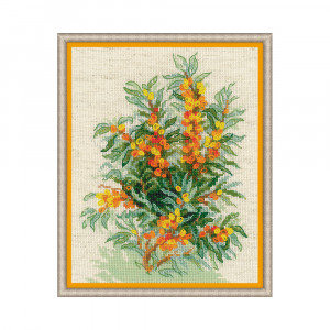 1648 Набор для вышивания Облепиха 24 х 18 см RIOLIS Сотвори Сама