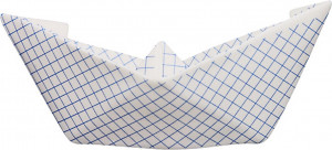 10590579 Klimenkoff Дек-ое изделие "Кораблик" (в клетку) Фарфор, Керамика