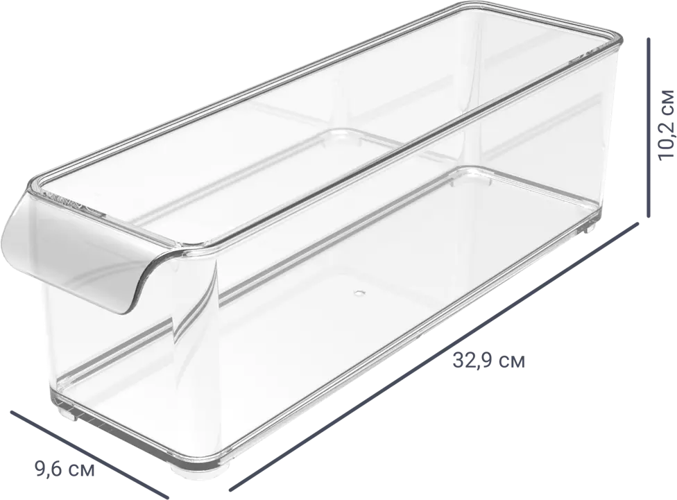 Органайзер BEROSSI прозрачный 2.4 л для систем хранения 82742925