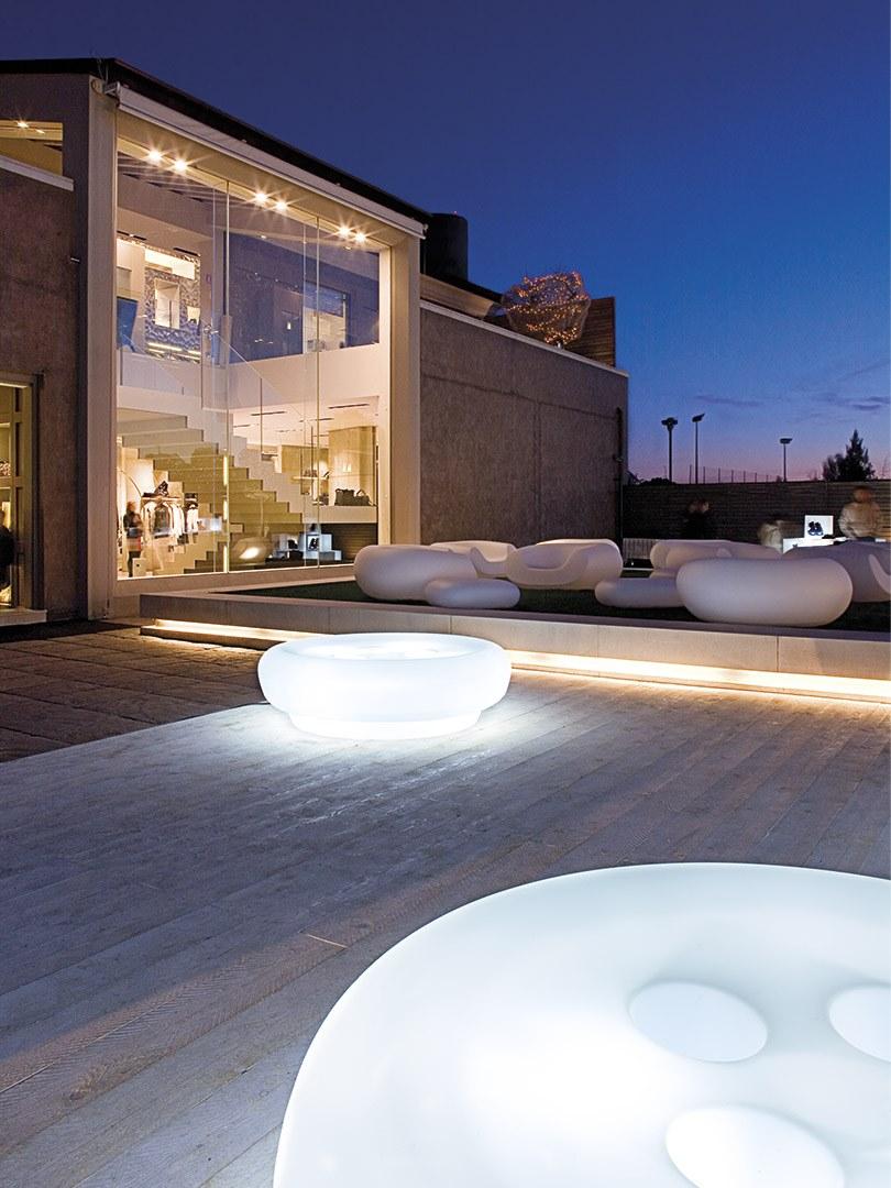 SLIDE Светящийся пуф из полиэтилена sun-id-1387386 - Вид №1