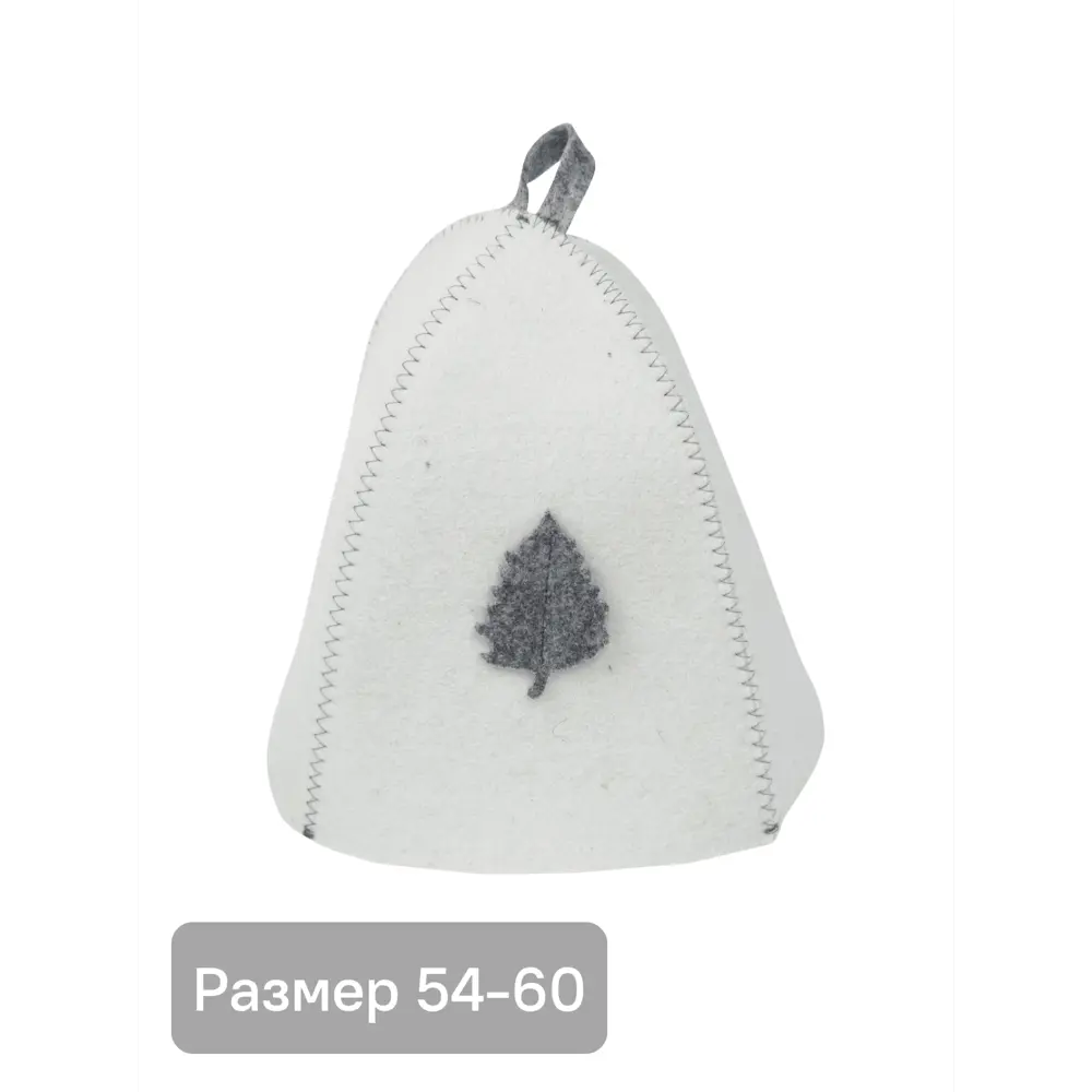 Шапка для бани ГлавБаня цвет белый STLM-2014408