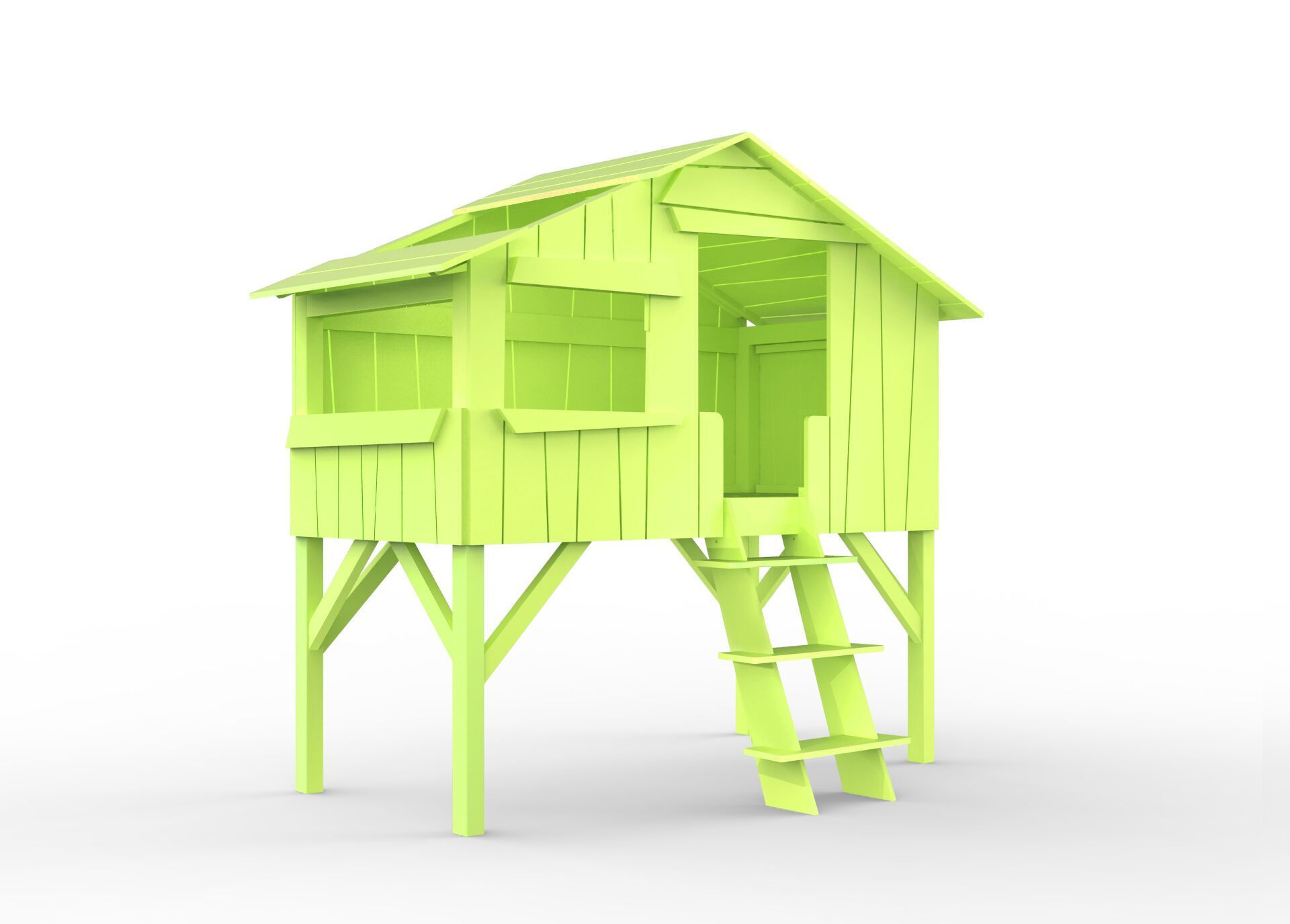 Односпальная кровать из МДФ Mathy by Bols КРОВАТИ И ГОРКИ ДЛЯ ДОМИКОВ НА ДЕРЕВЕ ARCH-00136891 - Вид №47