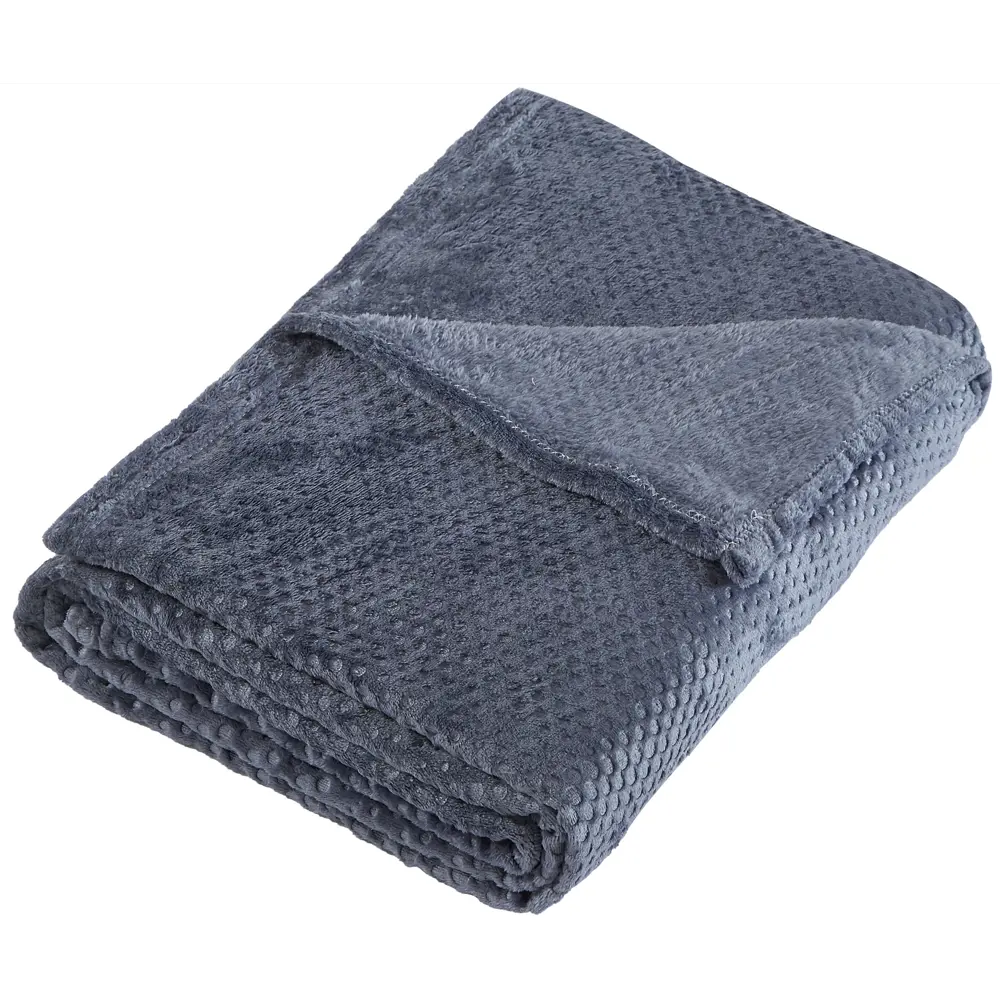 Плед Vita 150x200 см велсофт цвет индиго СТОЛИЦА ТЕКСТИЛЯ STLM-2031457