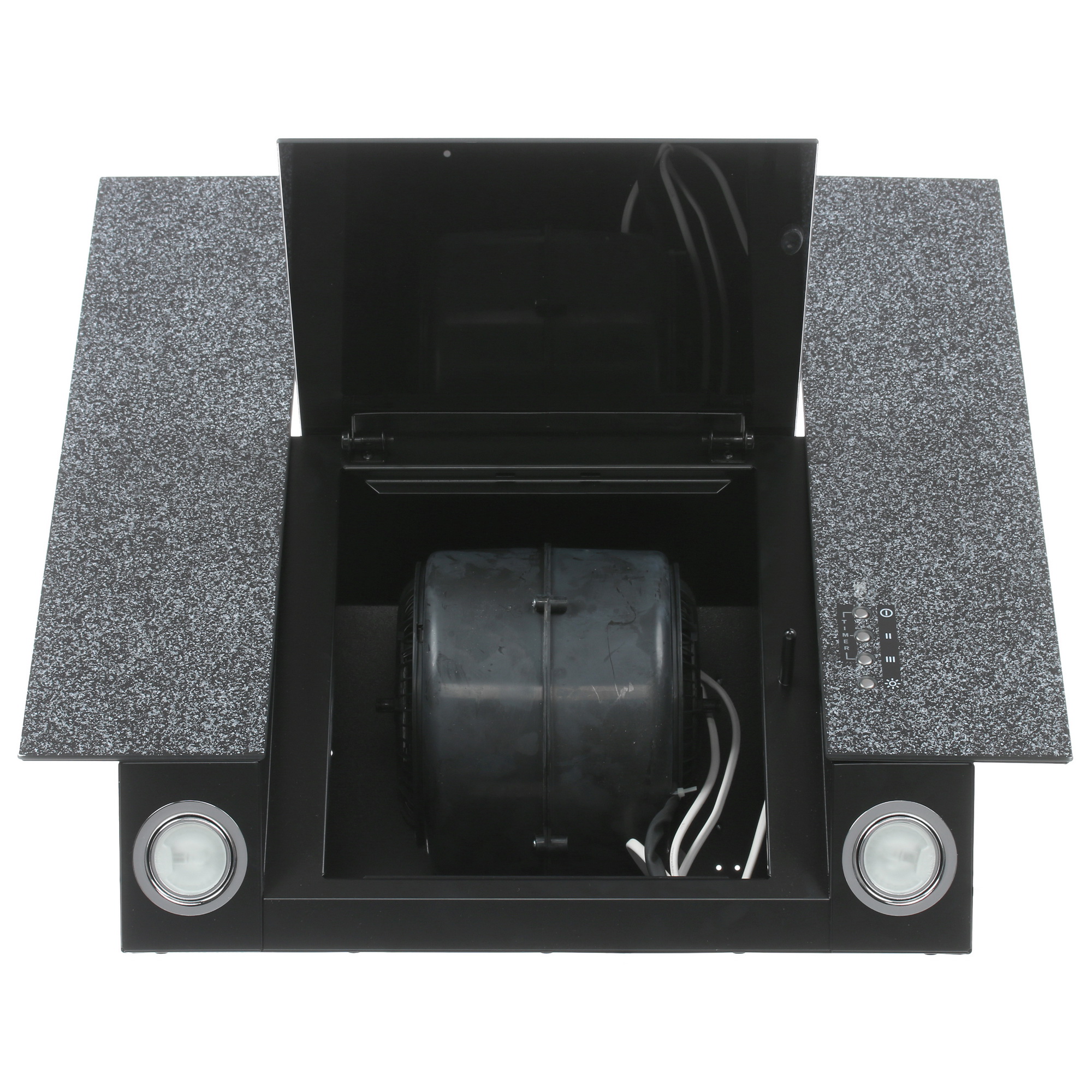 1349144 Вытяжка наклонная Gefest ВО 3603 К43 черный/серый STDN-0097172 - Вид №8