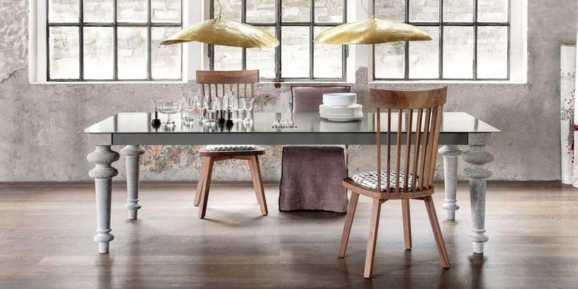 Gervasoni Деревянный стул с высокой спинкой Gray sun-id-1399798 - Вид №3