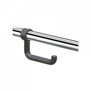 510081 Держатель туалетной бумаги на поручень Ø 32 мм - Ø 34 мм, серый DELABIE