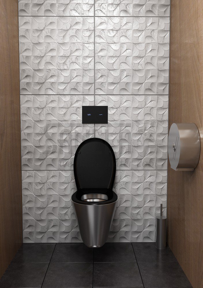 94040 Нержавеющий подвесной унитаз SANELA  - Вид №2