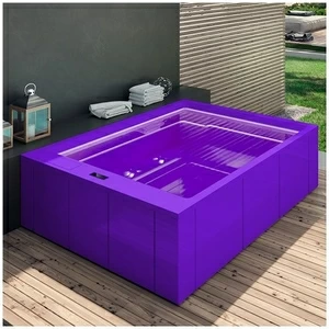 Бассейн Gruppo Treesse Muse Plus-V212I-F прямоугольный встроенный фиолетовый