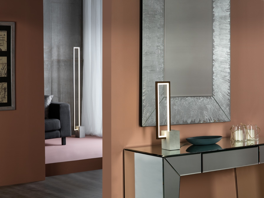 058006 Настольная лампа LED коричневая Schuller Limit 