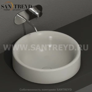 355759 Накладная раковина на столешницу  круглая Kerasan Nolita