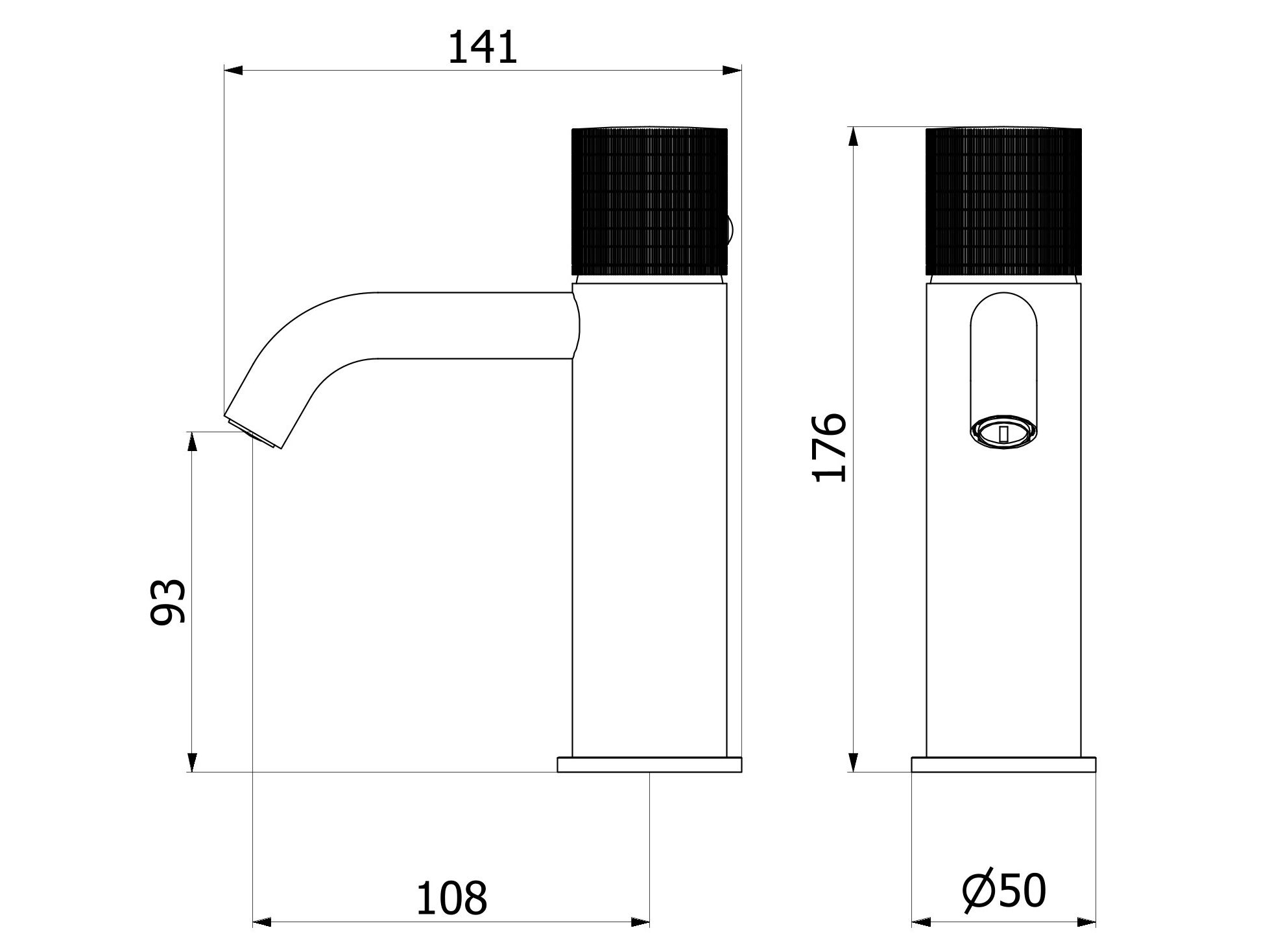 Смеситель для раковины с автоматическим сливом IB Gatsby ARCH-00039772 - Вид №12