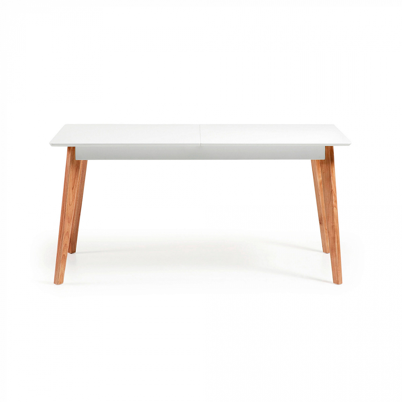 023493 Стол обеденный Meety 160(200)x90 белый La Forma Melan  - Вид №11