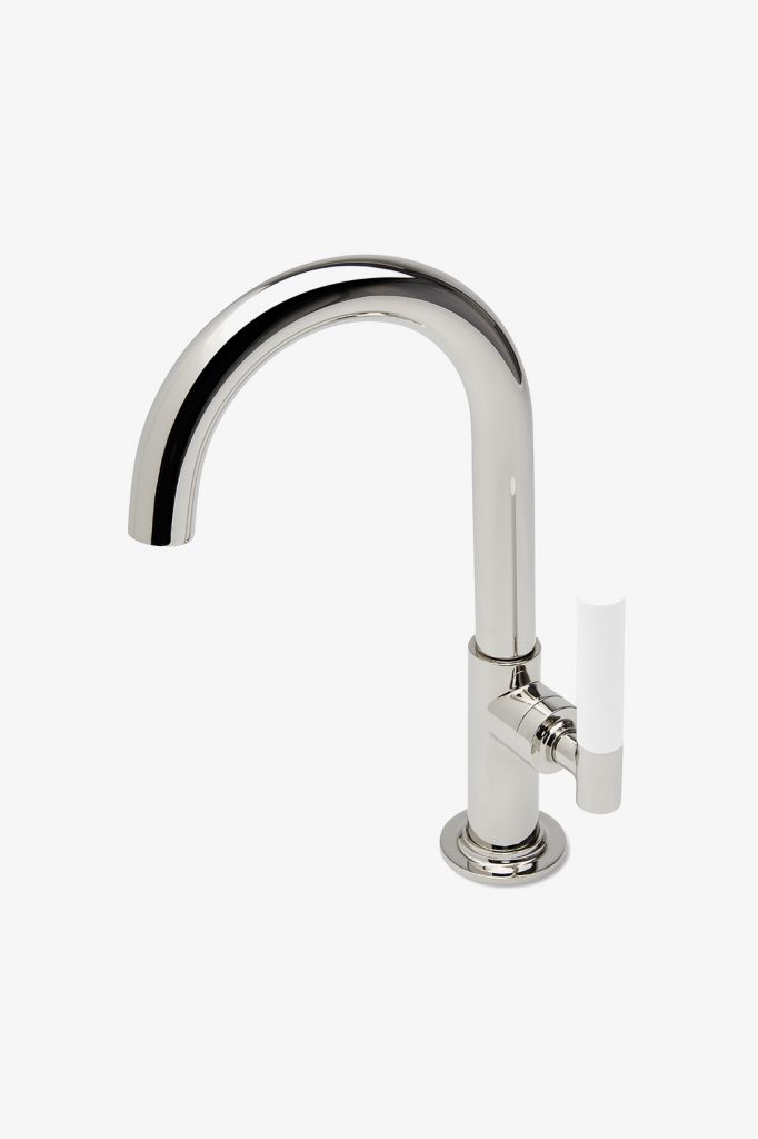 BLS47D Смеситель для унитаза Bond Union Series с одним отверстием и ручкой с эмалированными гильошированными линиями Waterworks