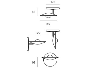 Светодиодный настенный светильник